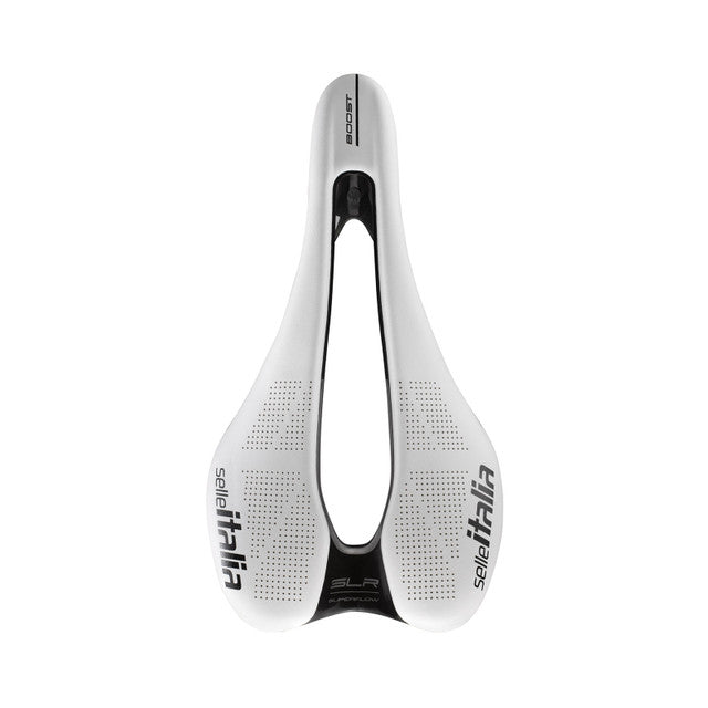 Selle Italia SLR Boost Kit Carbonio Superflow White Limited Edition Saddle