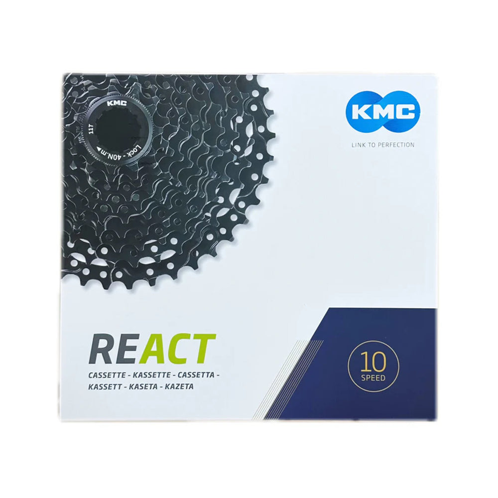 KMC React Cassette 10/11 Speed - Black