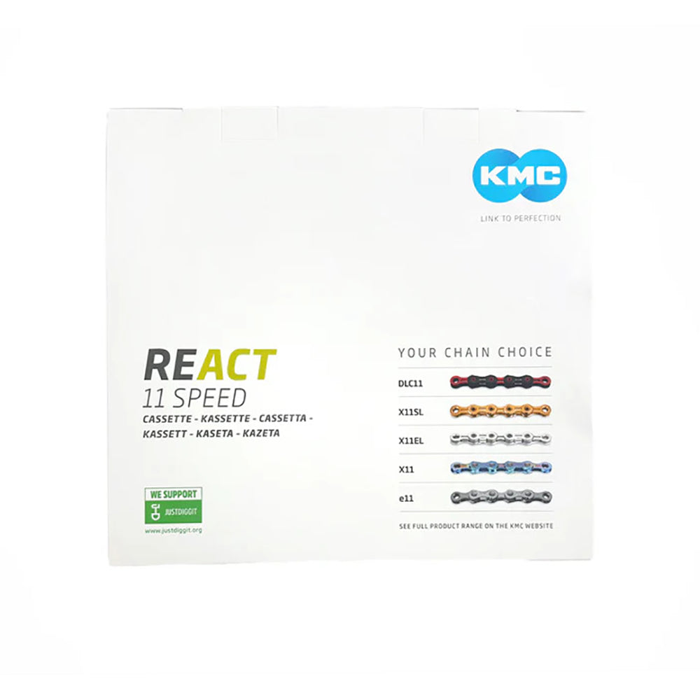 KMC React Cassette 10/11 Speed - Black