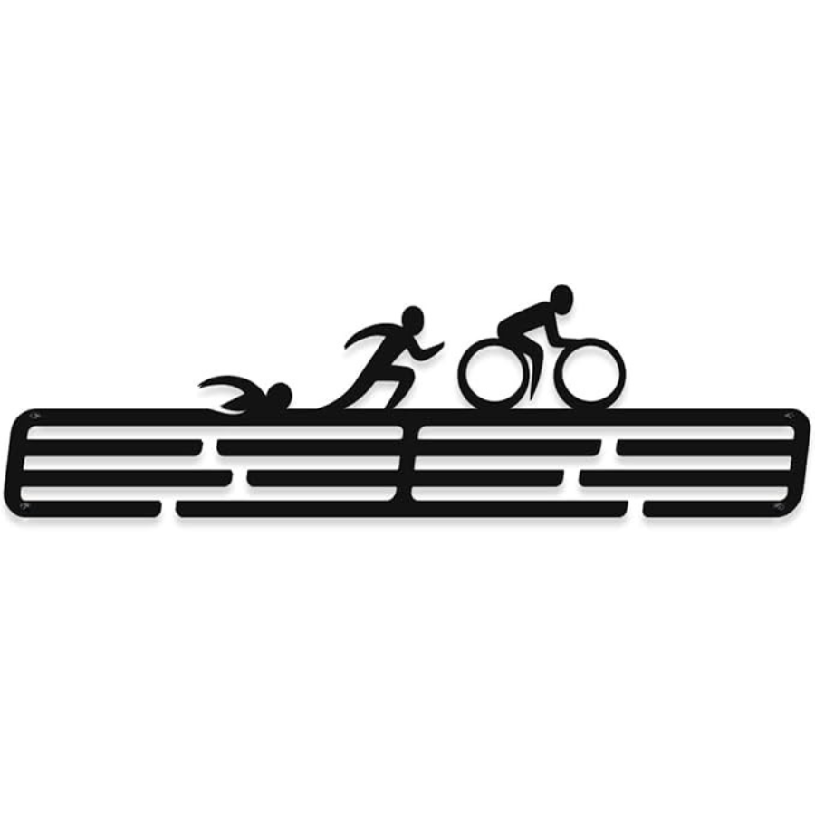 Triathlon Steel Medal Holder