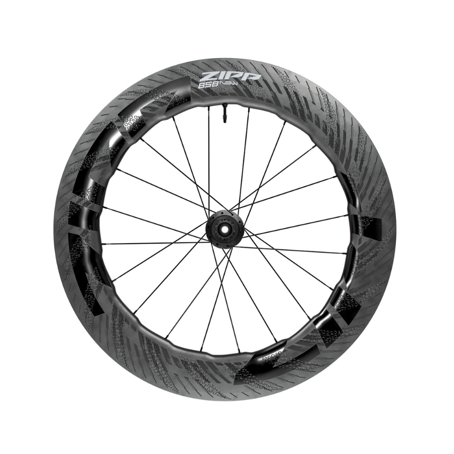 Zipp 858 NSW Carbon-Hookless Tubeless Sram Shimano TT Wheelset