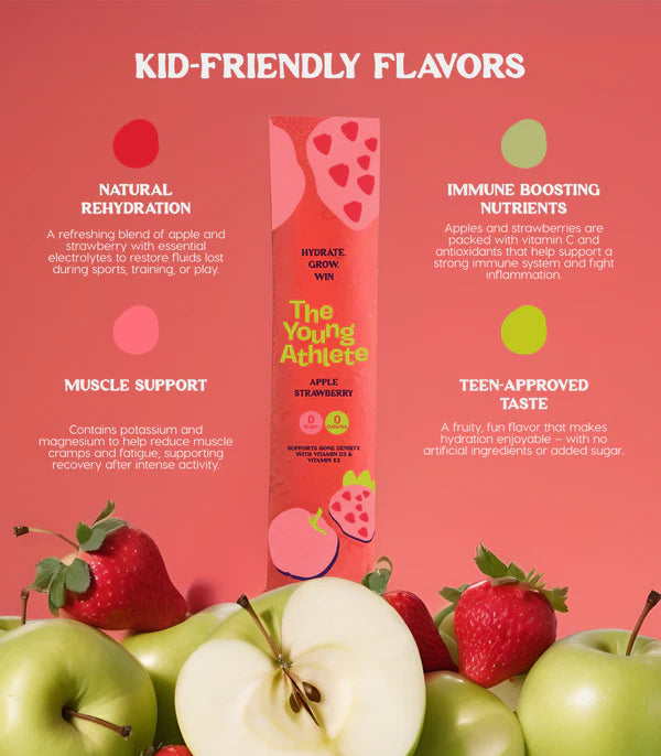 The Young Athlete Electrolyte Hydration Supplement Variety Pack - 15 x 3.8g