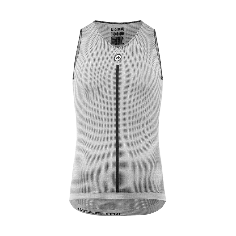 Assos Summer NS P1 Skin Layer grey series hypercooling ultrabreathable base layer