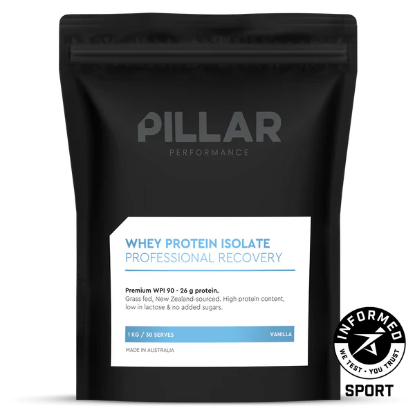 Pillar Whey Protein Isolate Grass-Fed Pouch 1kg