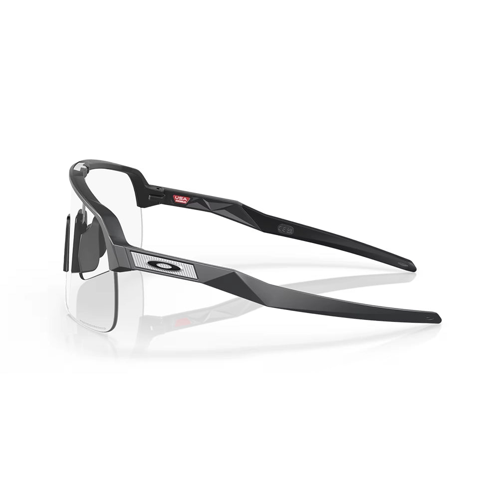 Oakley Sutro Lite Sunglasses - Matte Carbon/Clear To Black Iridium