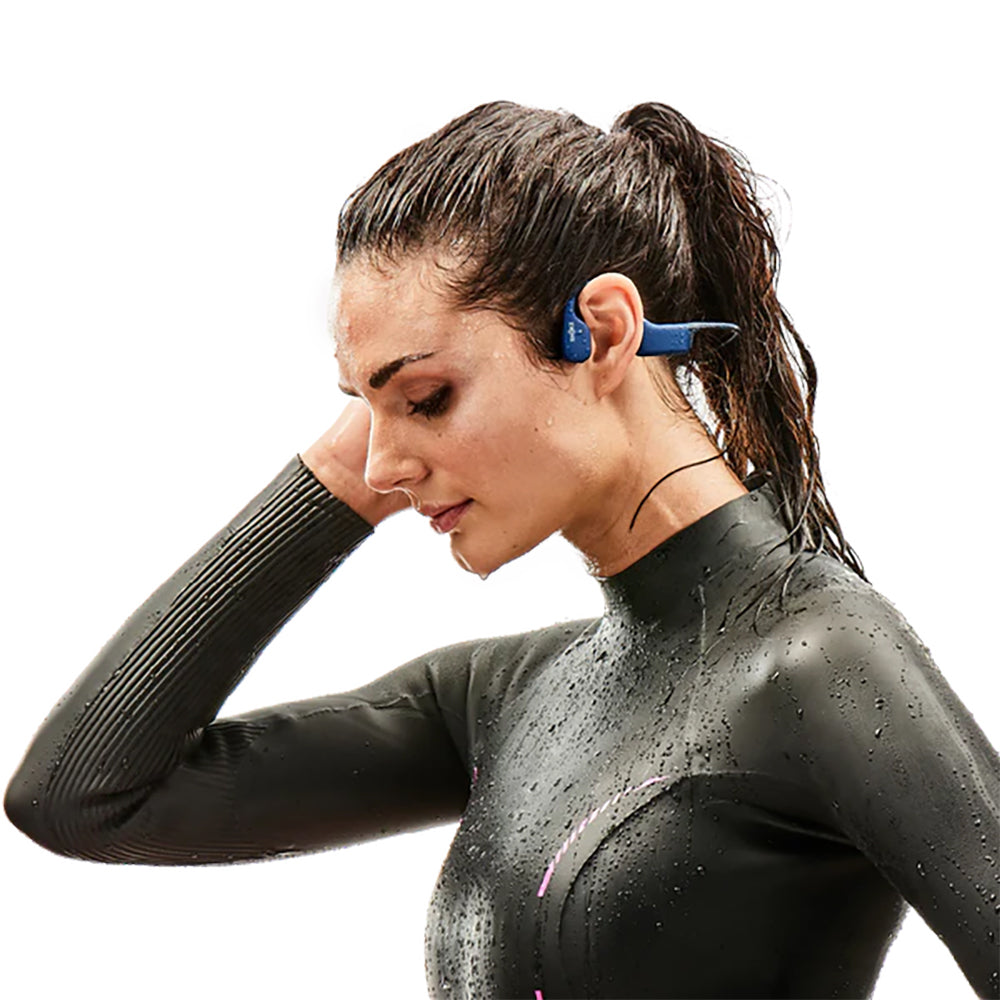 Shokz OpenSwim Bone Conduction Open-Ear Mp3 Swimming Headphones
