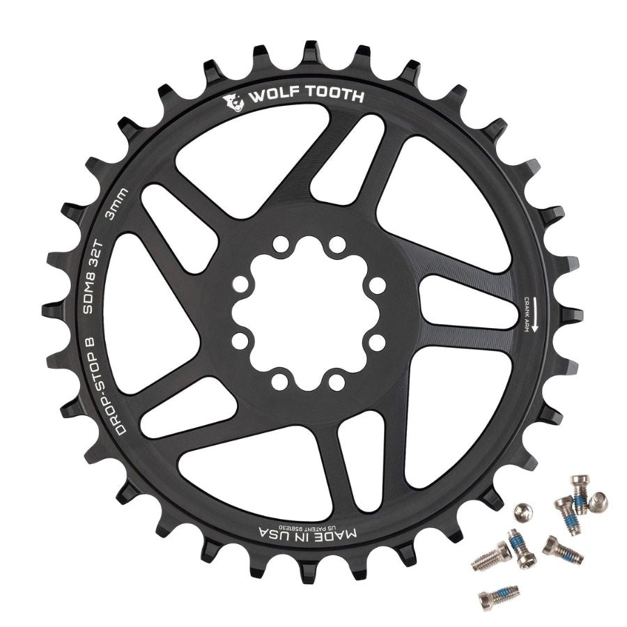 Wolf Tooth Direct Mount for SRAM 8-Bolt Mountain Cranks Chainrings
