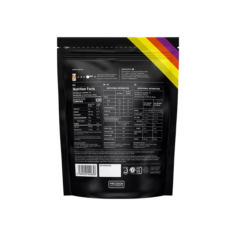 Precision Fuel & Hydration PF 60 Carb & Electrolyte Drink Mix