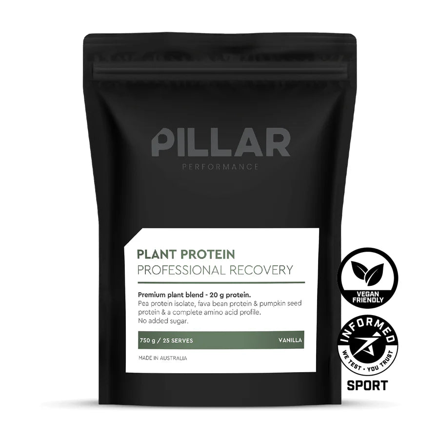 Pillar Plant Protein vanilla 750g vegan recovery protein pouch