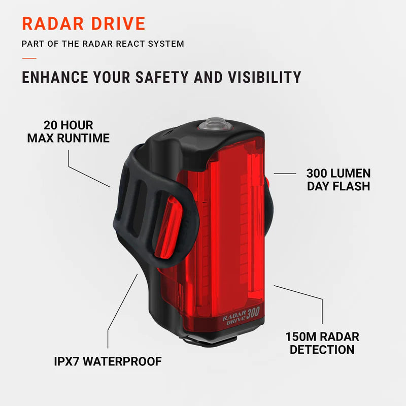 Lezyne Radar Drive Rear Bike Light