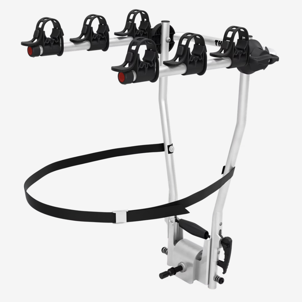 Thule HangOn 3-bike towbar rack tiltable trunk access