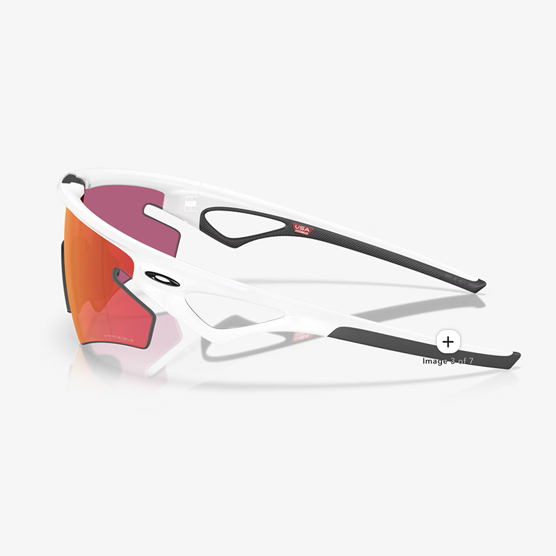 Oakley Sphaera Slash Matte White Prizm Field Eyewear