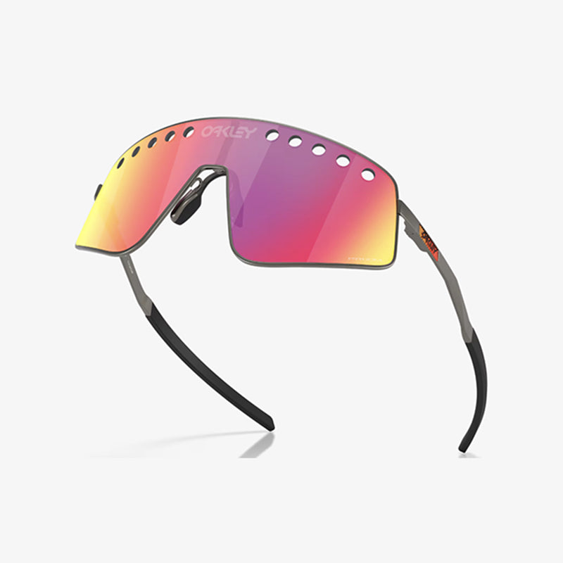 Oakley Sutro Ti Sweep Matte Gunmetal Prizm Road Eyewear
