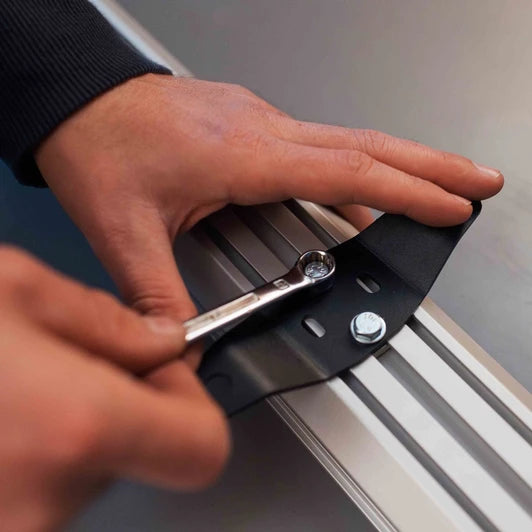 Stashed SpaceRail Bike Storage System for Ceiling - 4 Hooks