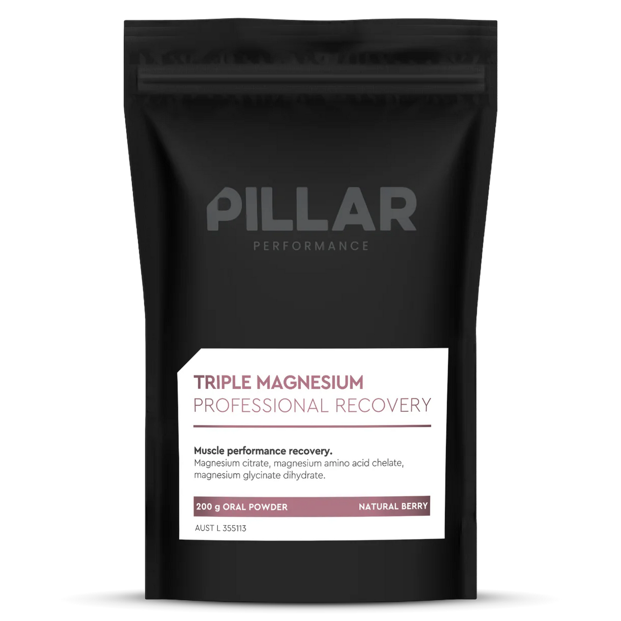 Pillar Triple Magnesium Berry 200g pouch sleep muscle recovery drink