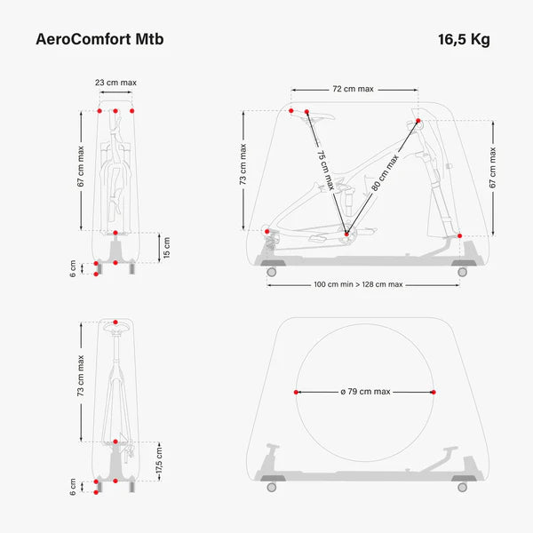 Scicon Aerocomfort Mountain Bike Travel Bag