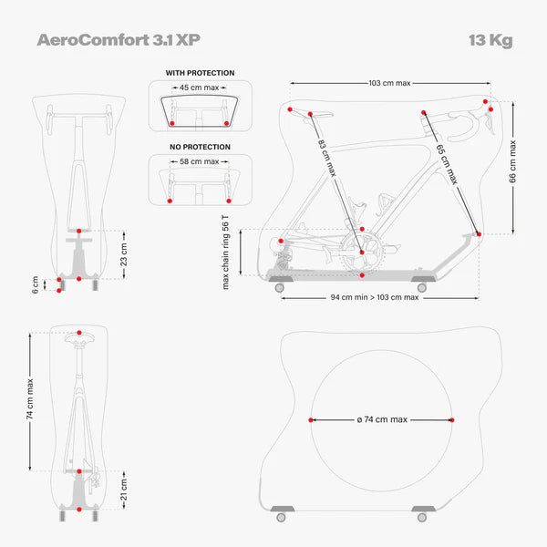 Scicon Aerocomfort 3.1 XP Road Travel Bag