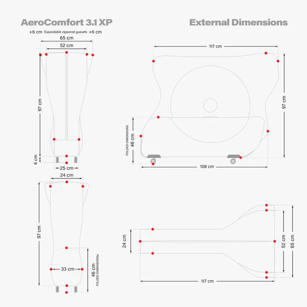 Scicon Aerocomfort 3.1 XP Road Travel Bag