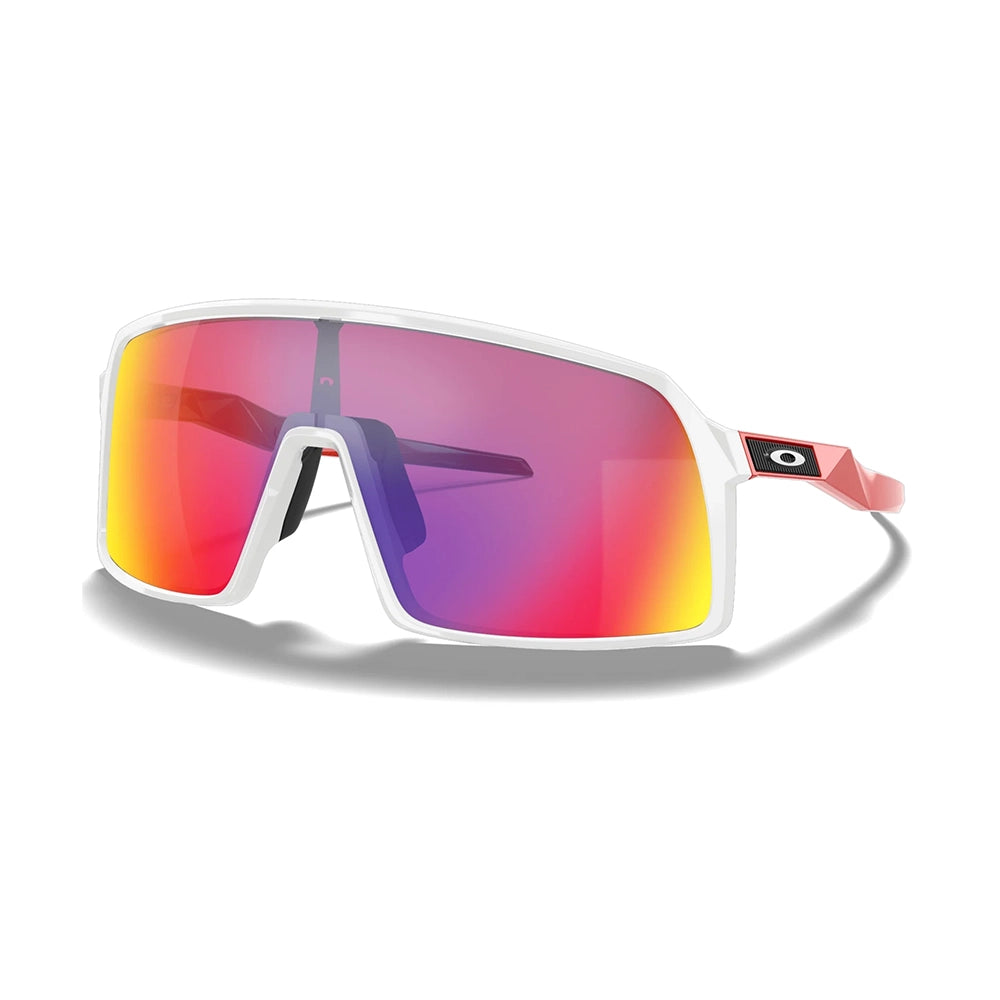 Oakley Sutro Sunglasses - Polished White/Prizm Road