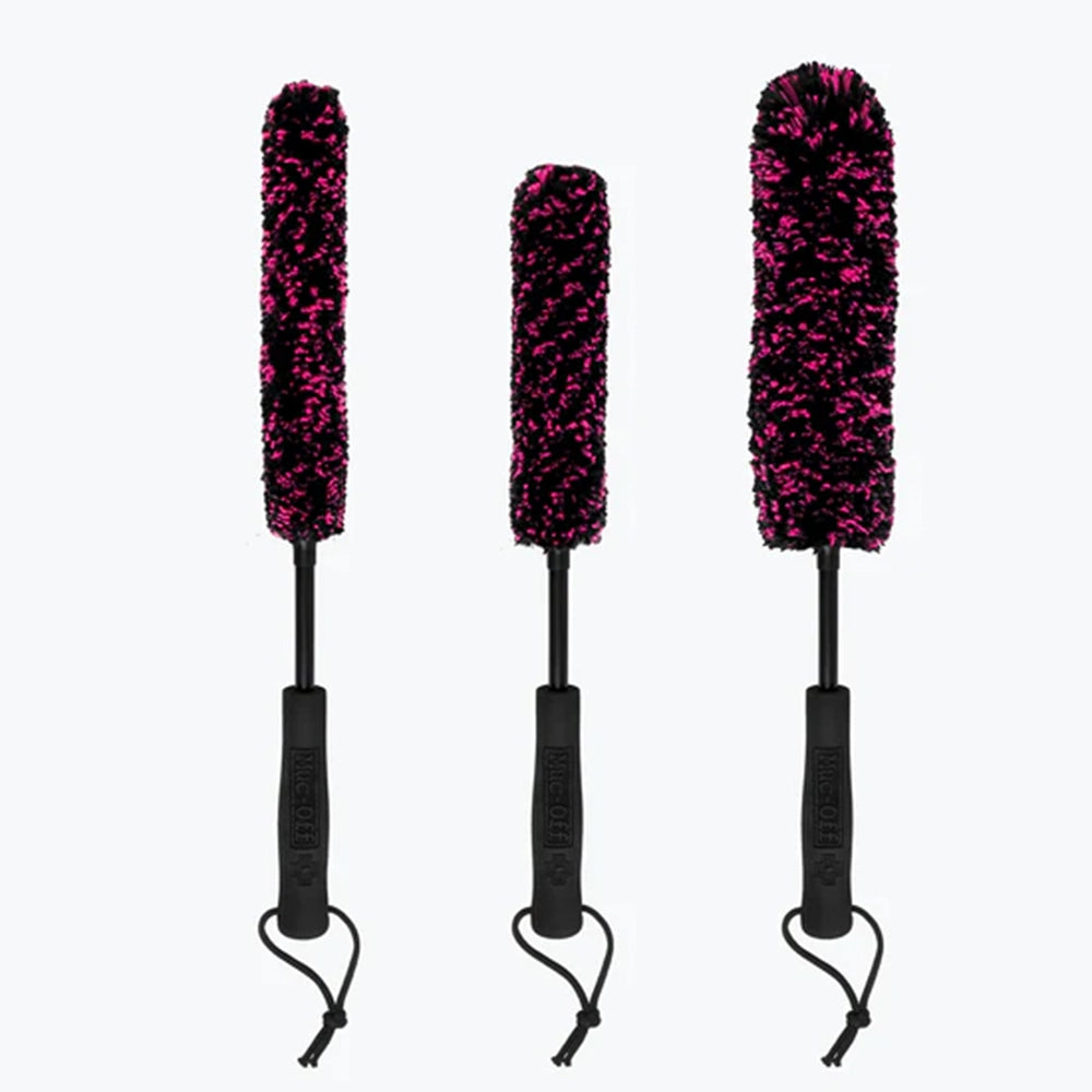 Muc-Off Microfiber Detailing Brush Brush Kit - Set Of 3