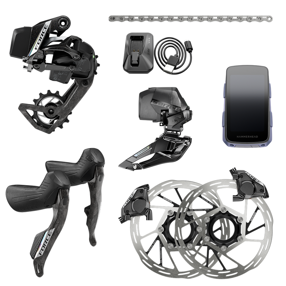 SRAM Force E1 AXS 2X Groupset Hammerhead