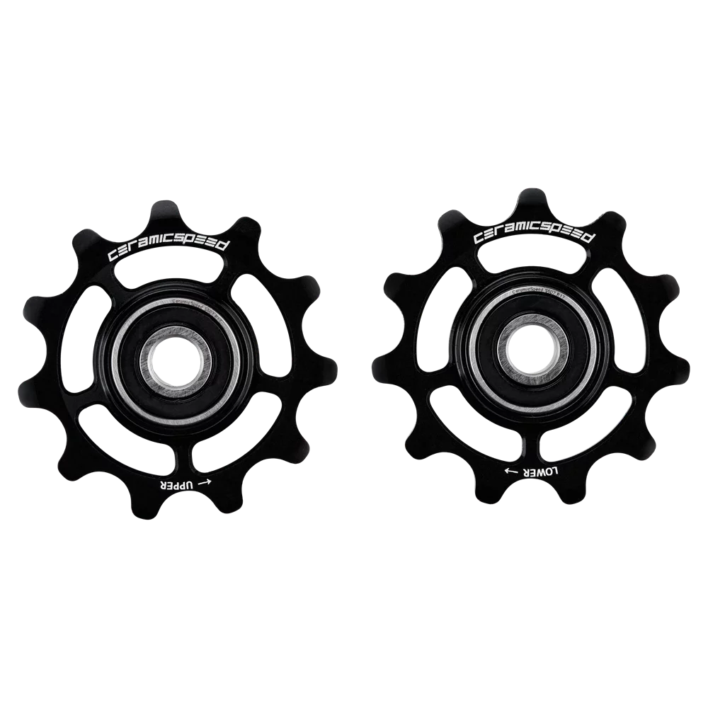 Ceramicspeed Pulley Wheels for Shimano 12s 9250/8150/7150 Black