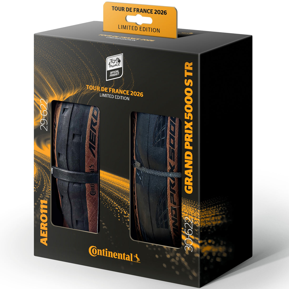 Continental Aero 111/GP 5000 TR Folding Tires TDF Limited Edition