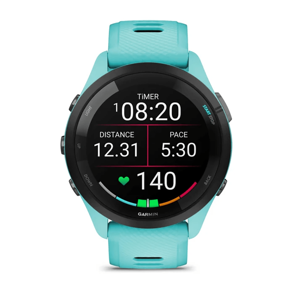 Garmin Forerunner 265 Smartwatch + Free Bone Run Tie Armband Bundle