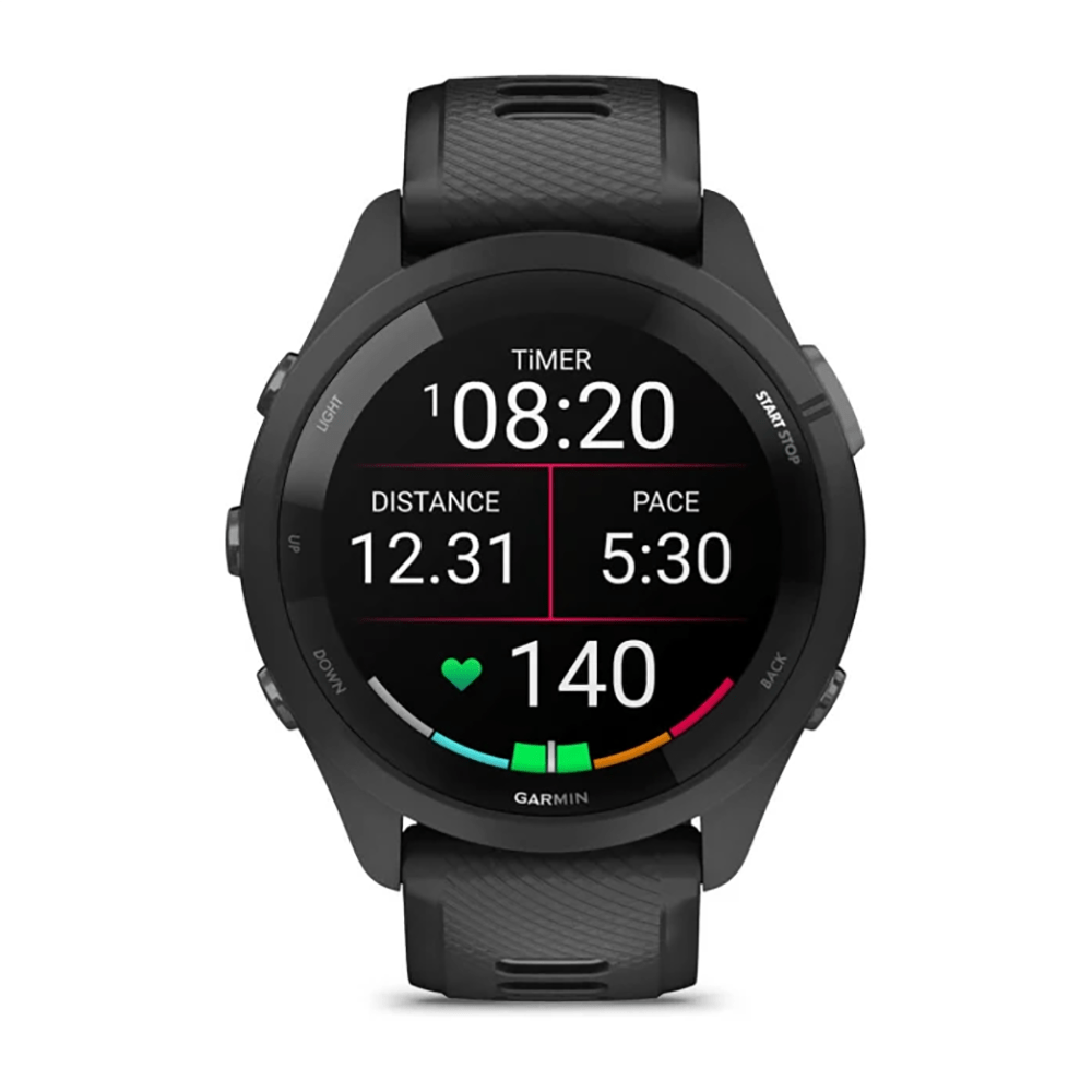 Garmin Forerunner 265 Smartwatch + Free Bone Run Tie Armband Bundle