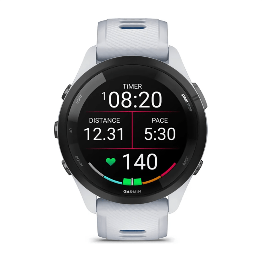 Garmin Forerunner 265 Smartwatch + Free Bone Run Tie Armband Bundle