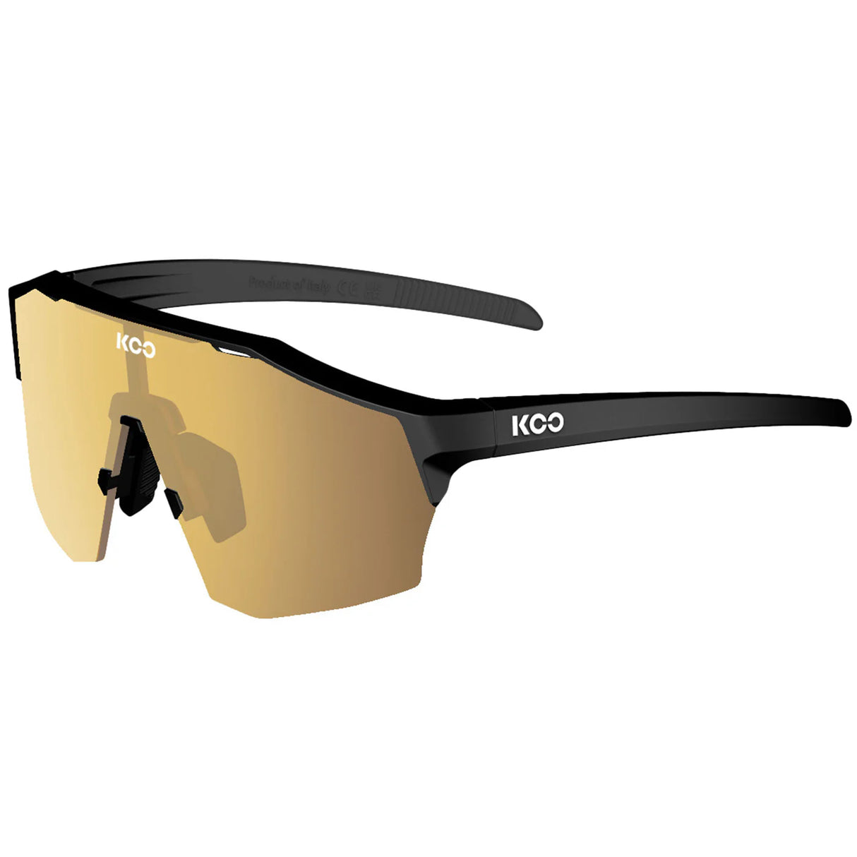 Koo Alibi Large Black Matt/Gold Eyewear
