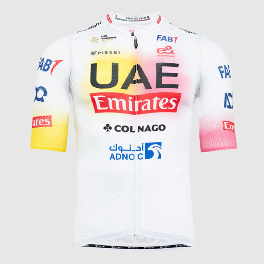 Pissei UAE Team Emirates Official Short Sleeve GIRO + TOUR Jersey