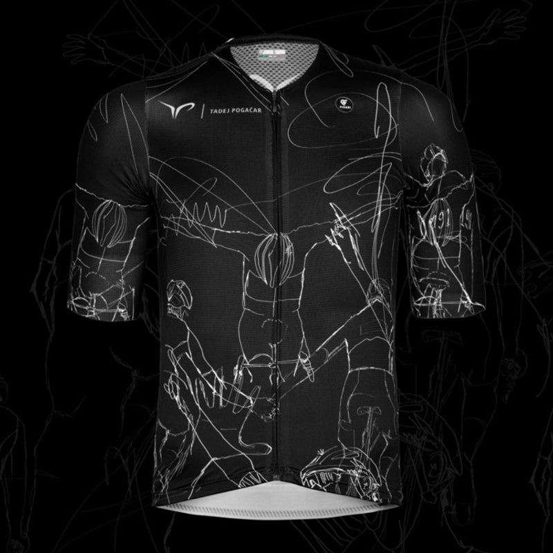Pissei TADEJ POGACAR Prime Neckless Celebration Short Sleeve Jersey