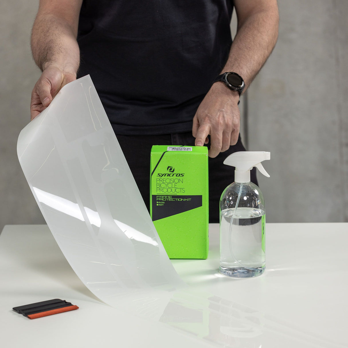 Syncros Addict Gravel Frame Protection Kit Clear Gloss