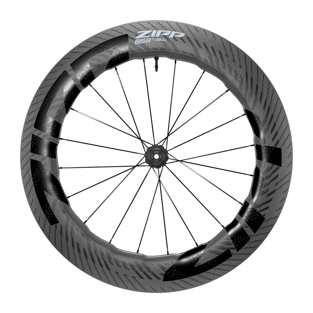 Zipp 858 NSW Carbon Hookless Tubeless Sram XDR TT Wheelset