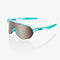 100% S2 Polished Translucent Mint / Hiper Silver Mirror Lens Eyewear - Wolfis