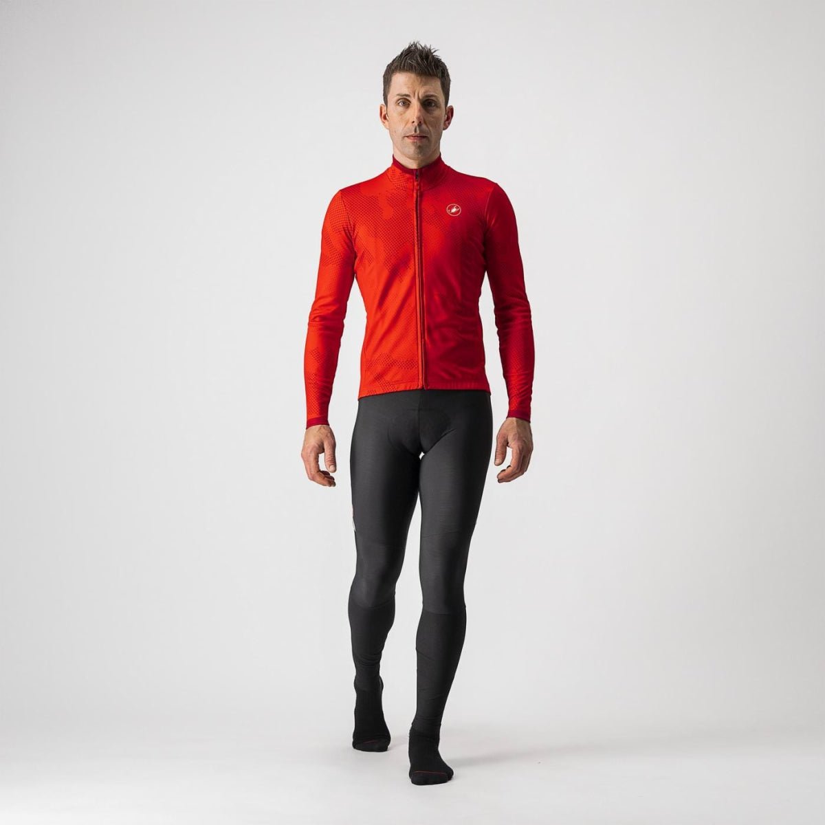 Castelli Pericolo Jersey Full Zip Long Sleeve - Wolfis