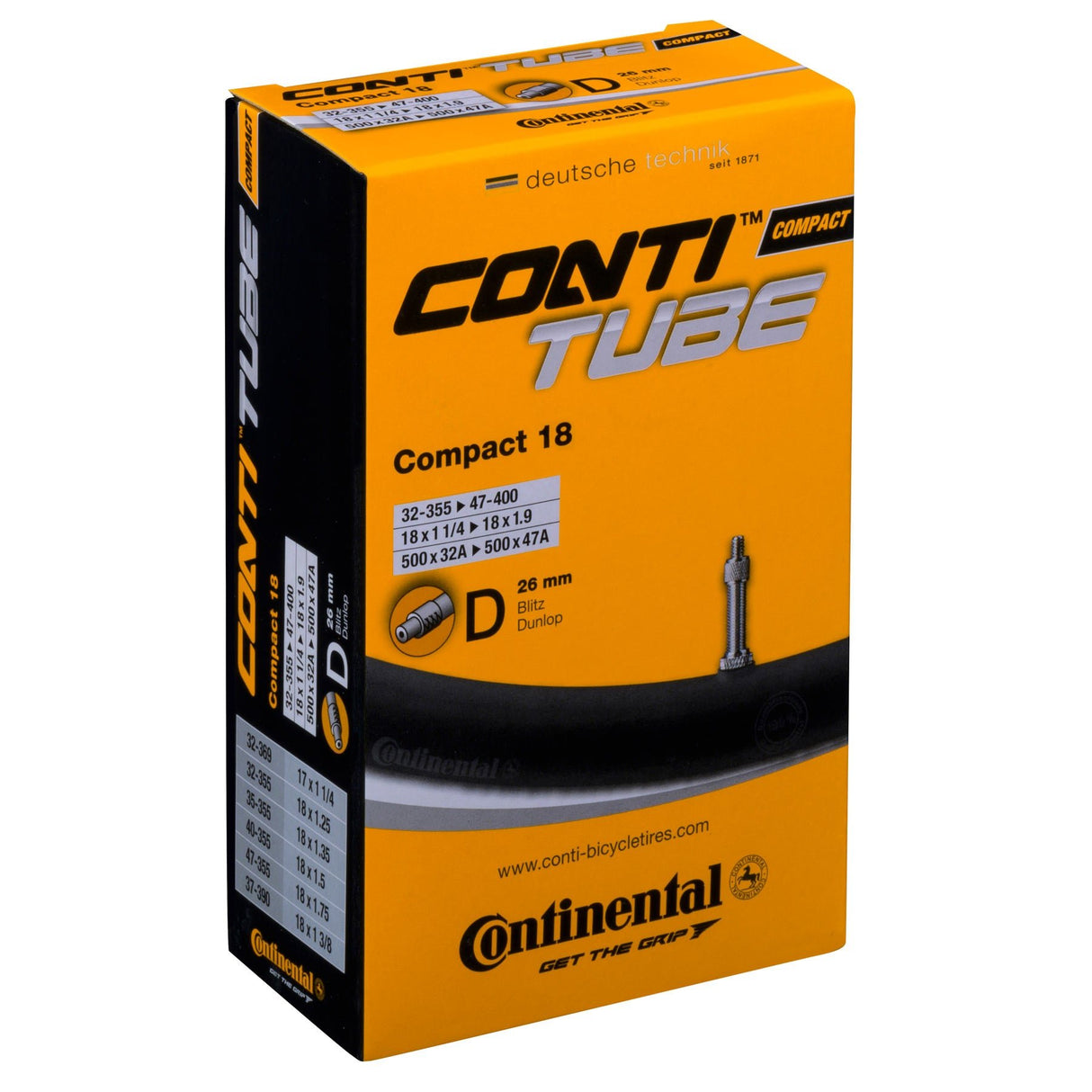 Continental Compact 18 inch Iner Tube - Wolfis