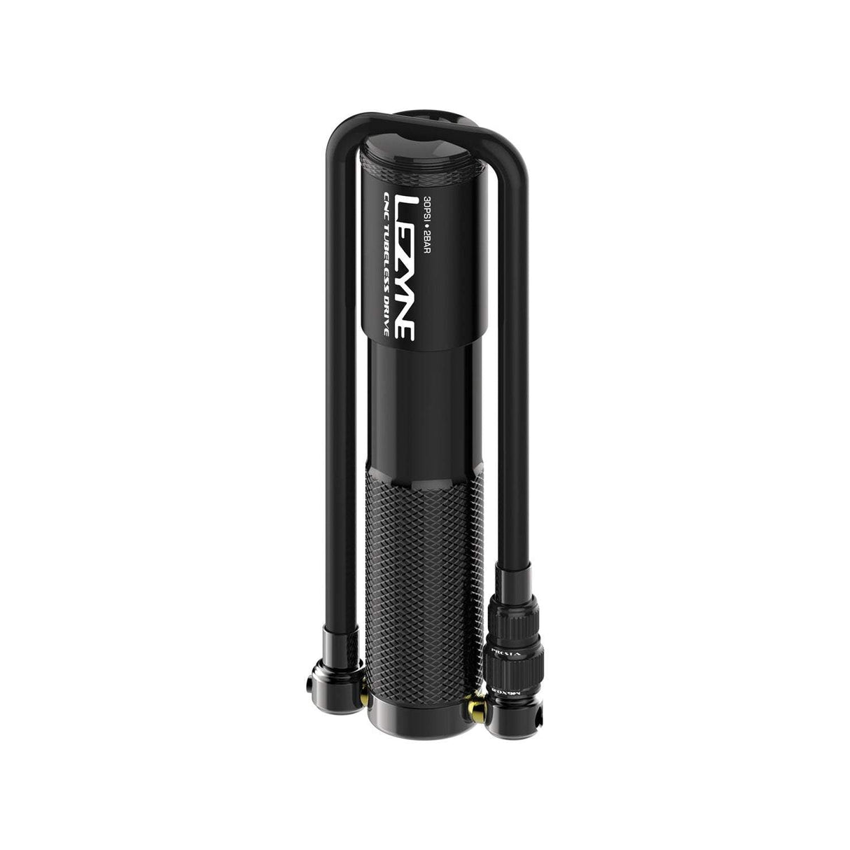 Lezyne CNC Tubeless Drive 3-in-1 MTB hand pump black