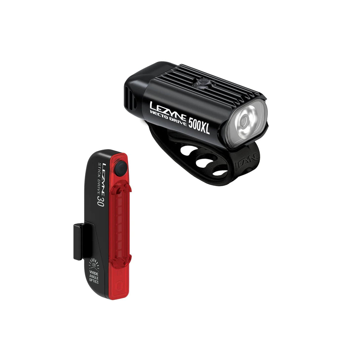 Lezyne Hecto Drive 500XL/Stick Light Pair - Wolfis
