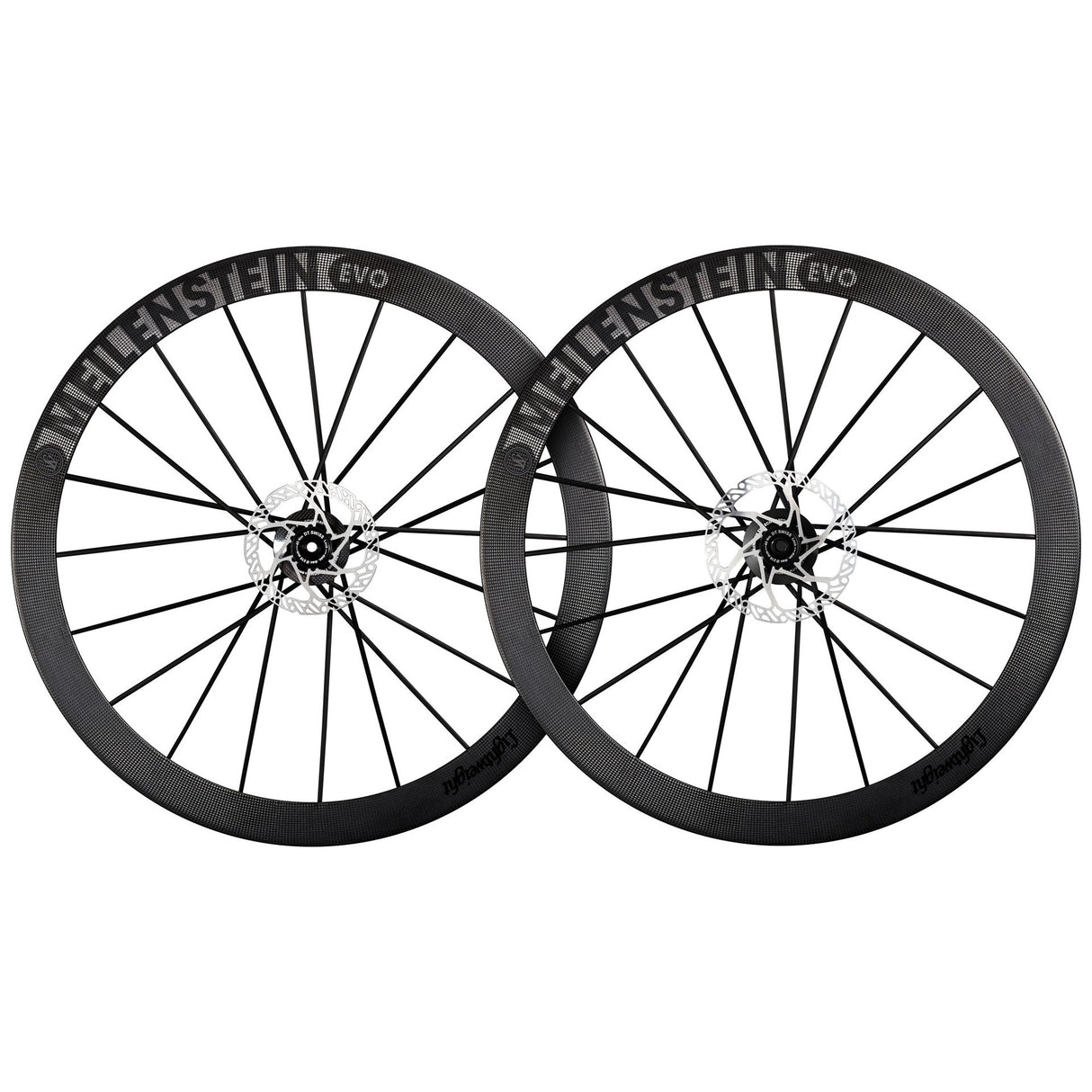 Lightweight Meilenstein 24 Evo Tubeless Ready Disc Brake Schwarz Edition Set Shimano - Wolfis