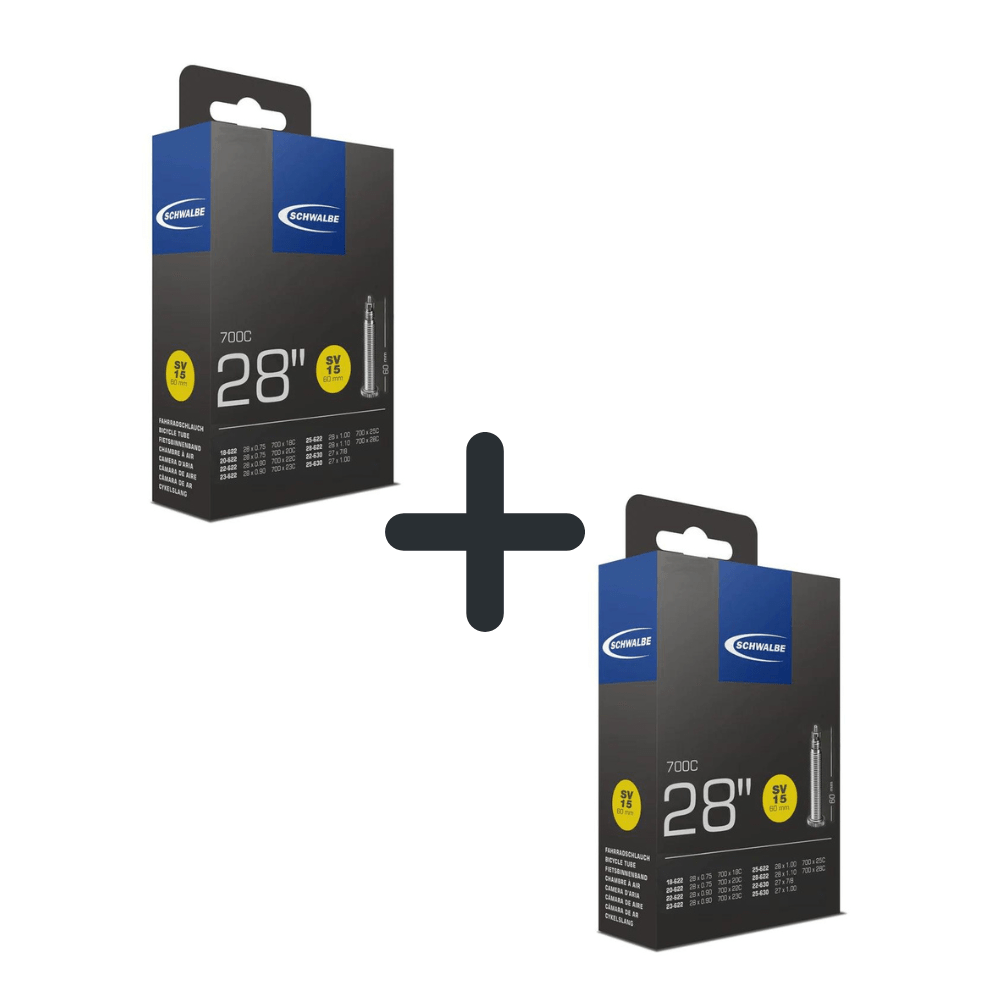 Schwalbe SV 15 Road inner tube with 60mm Valve 2-Pack - Wolfis