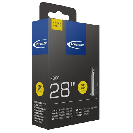 Schwalbe SV 20 SL Road Inner Tube - 700x18-25C - Wolfis