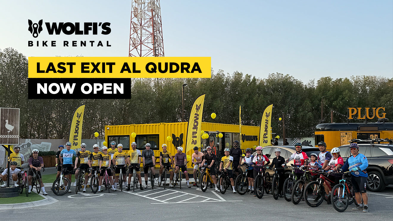 Wolfi's Bike Rental at Last Exit Al Qudra