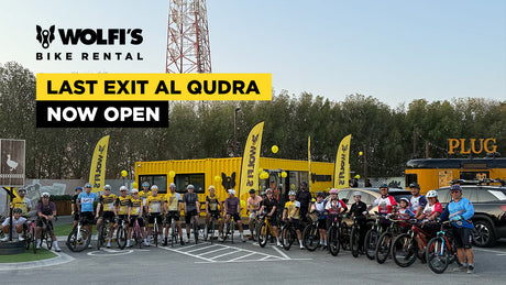 Wolfi's Bike Rental at Last Exit Al Qudra