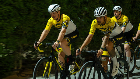 Cyclist riding during Ramdan