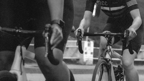 People are cycling