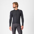 Castelli Espresso Thermal Jersey men's long sleeve light black