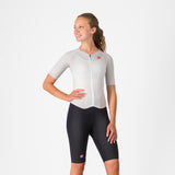 Castelli Free Sanremo 3 Women's Short Sleeve Suit white black