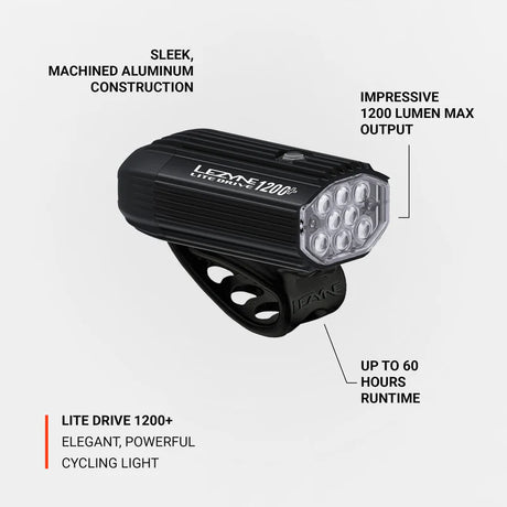 Lezyne Lite Drive 1200 + Front Light